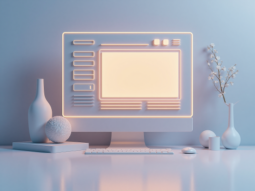 电商平台界面截图,包含商品列表,购物车图标,现代化设计风格,蓝色主题色调